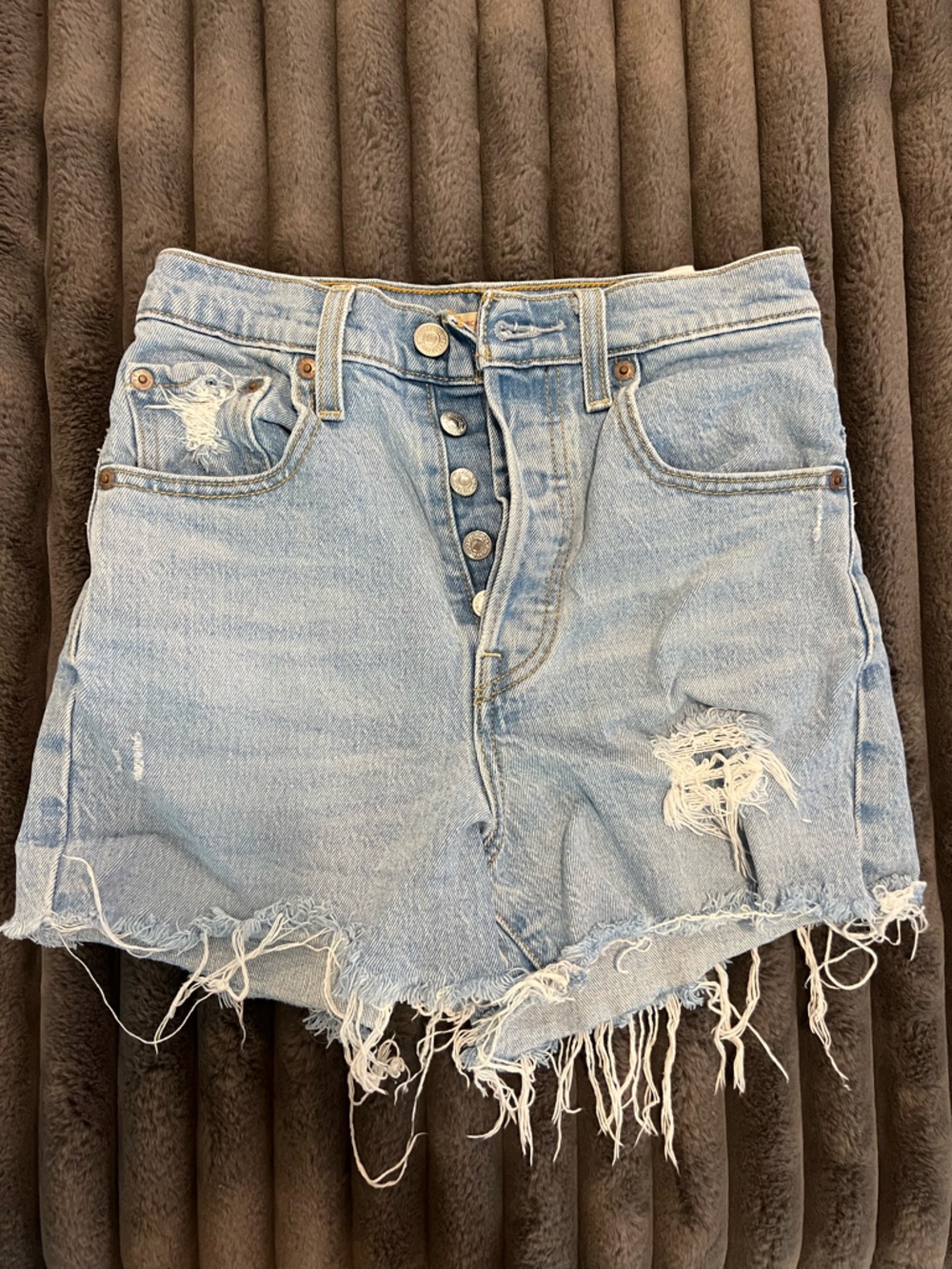 Levi’s Ribcage Denim Shorts